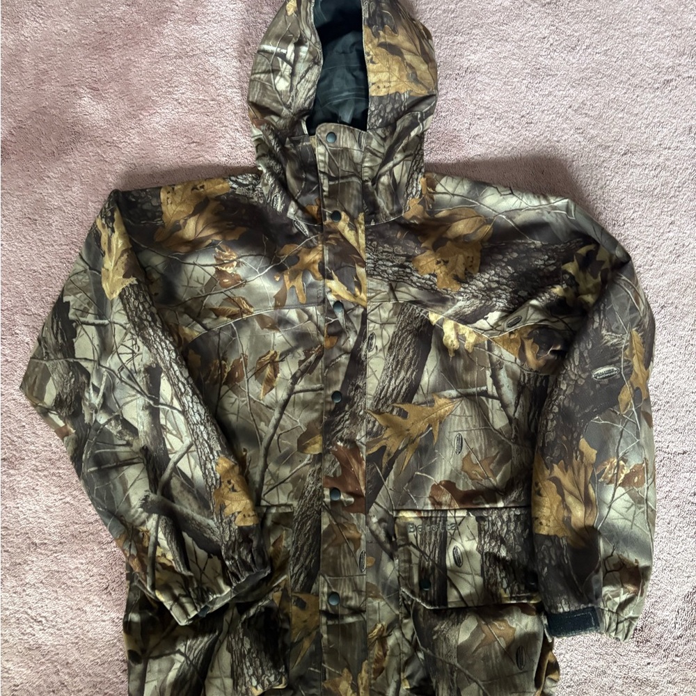 Rare‎ Beretta Realtree Insulated Camouflage Hooded Jacket